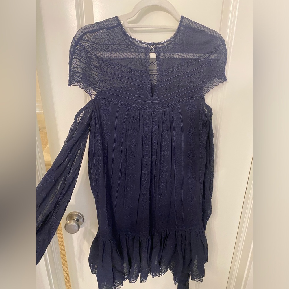 Jonathan Simkhai Navy Lace Dress